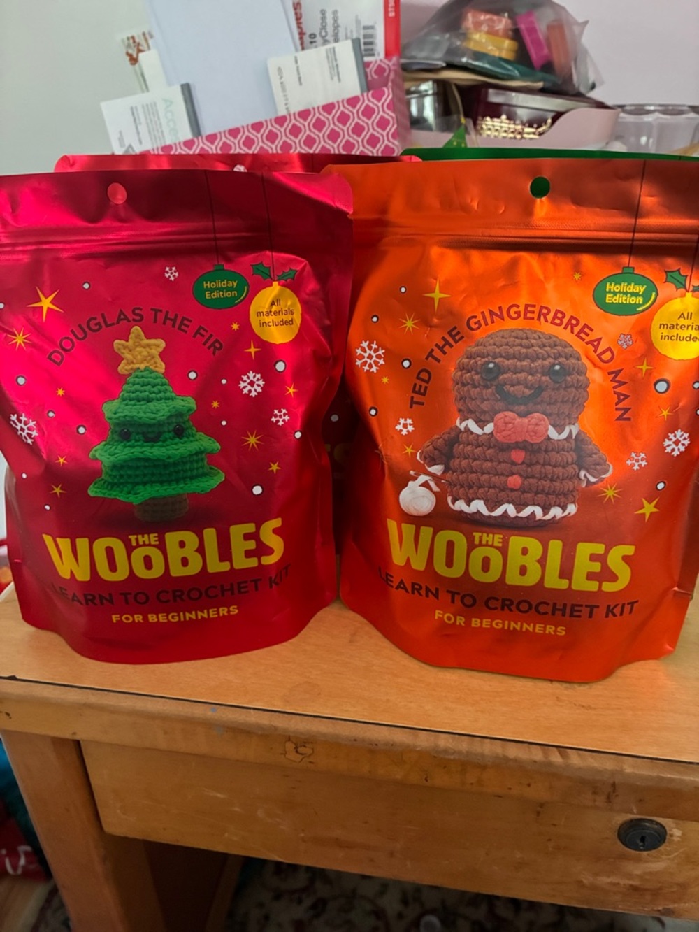 Woobles Christmas kits sold out as a set